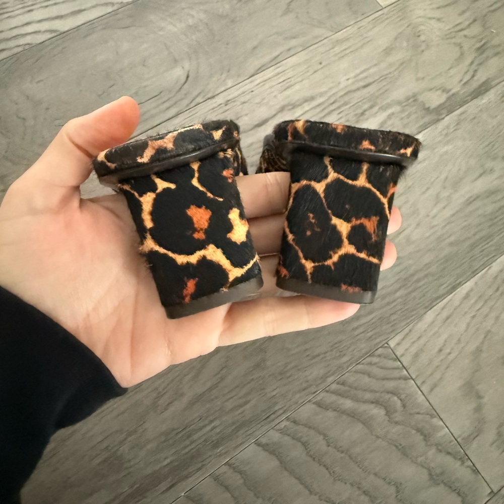 Frame Le Isla Leopard Print Mule Heel - Picture 3 of 6